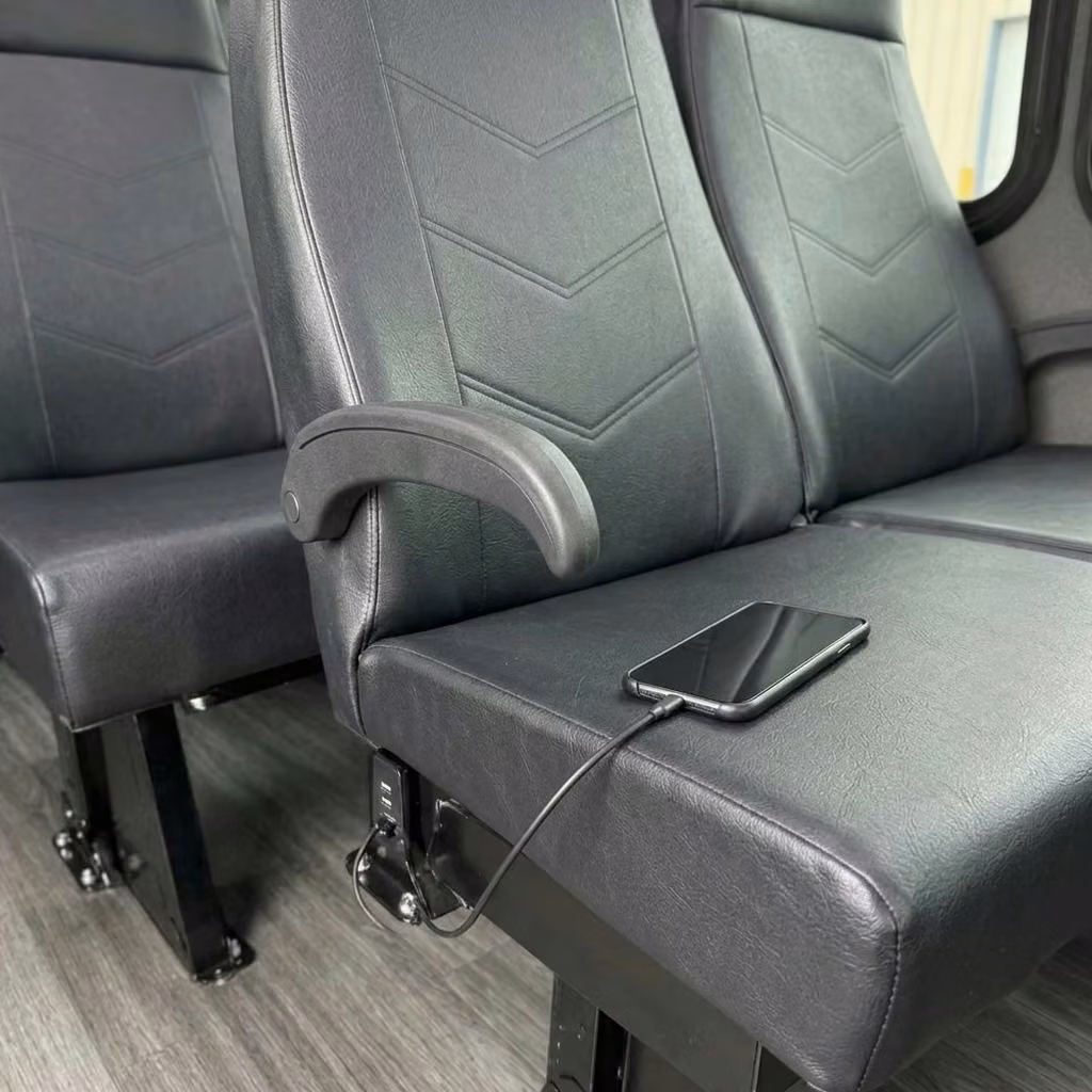 san juan capistrano 15 passenger minibus usb charging