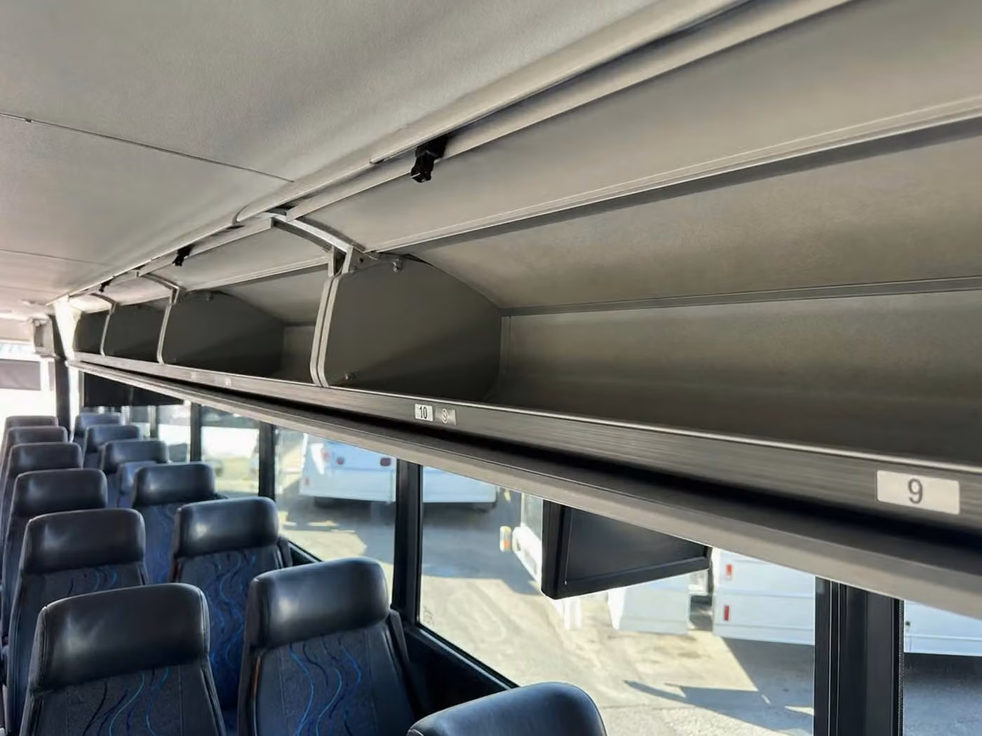 san juan capistrano 18 passenger minibus overhead storage