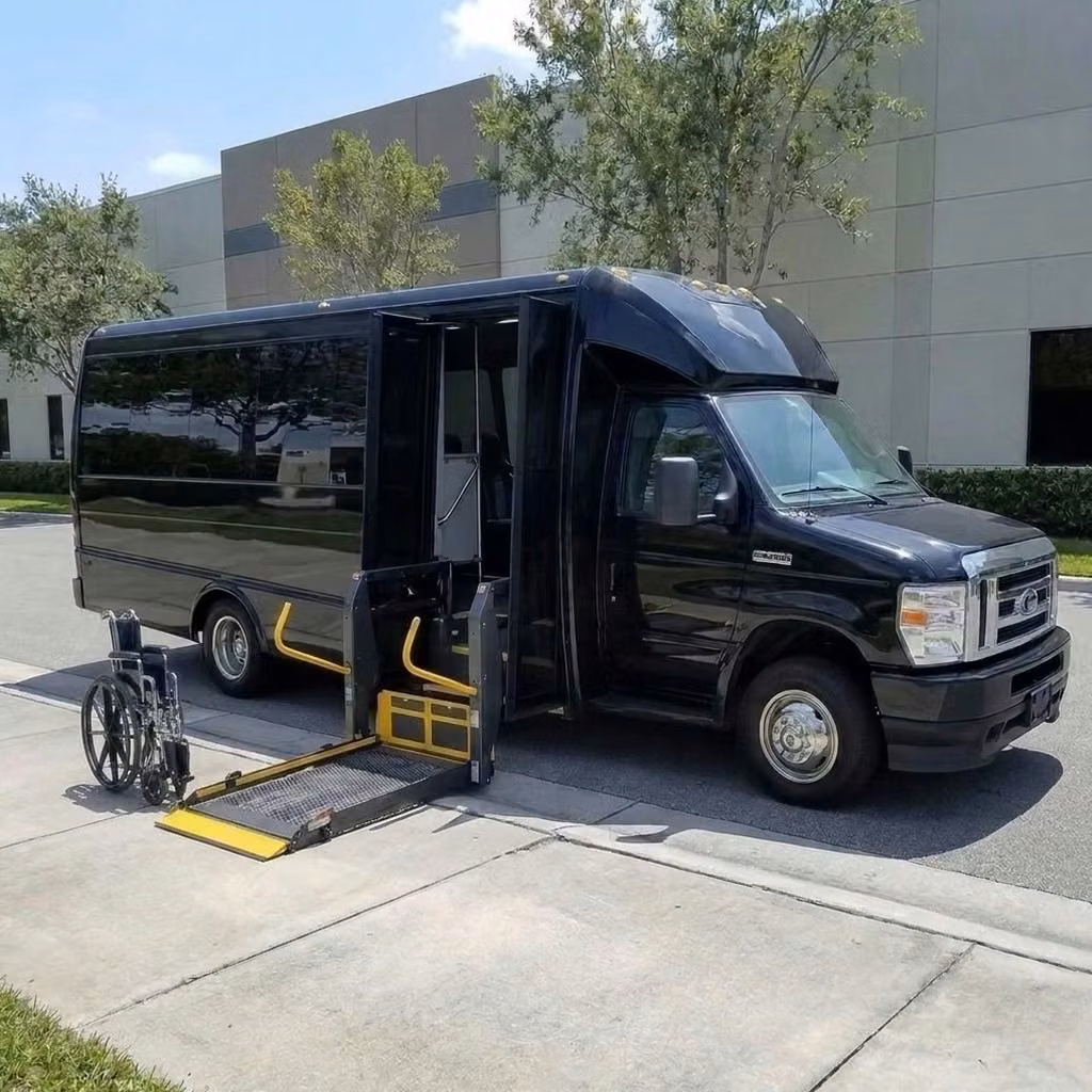 san juan capistrano 18 passenger minibus wheelchair lift