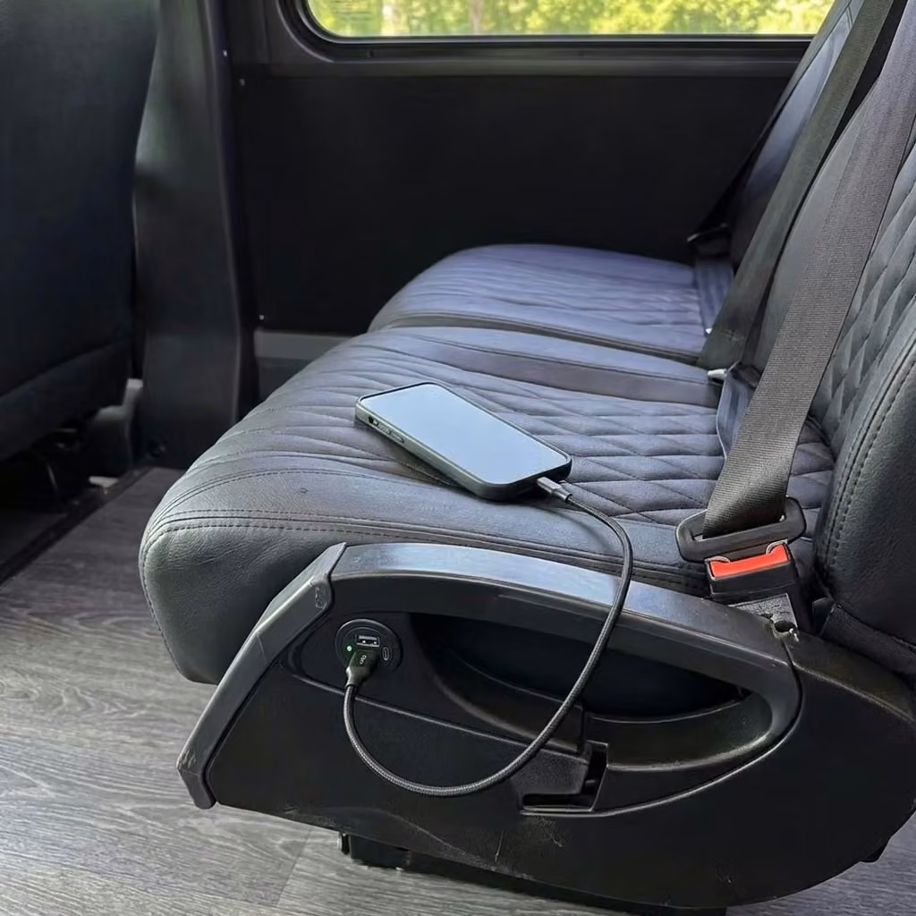 san juan capistrano 20 passenger minibus usb charging
