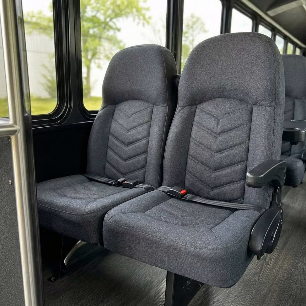 san juan capistrano 25 passenger minibus high back seats