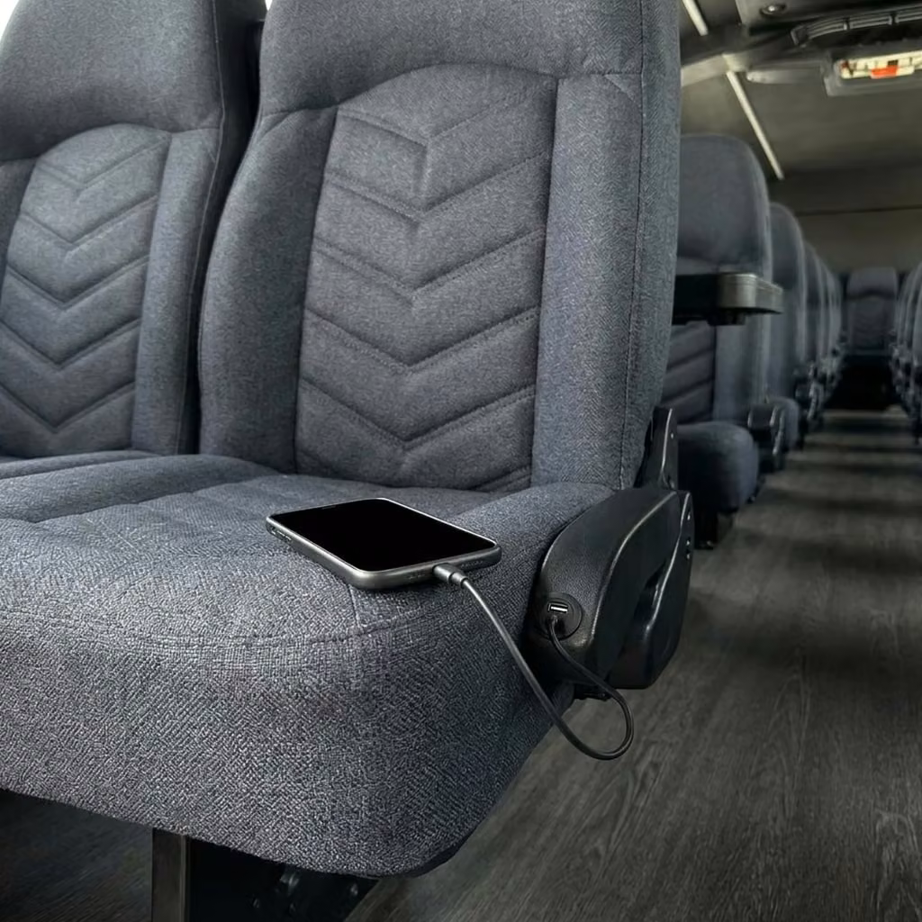 san juan capistrano 25 passenger minibus usb charging