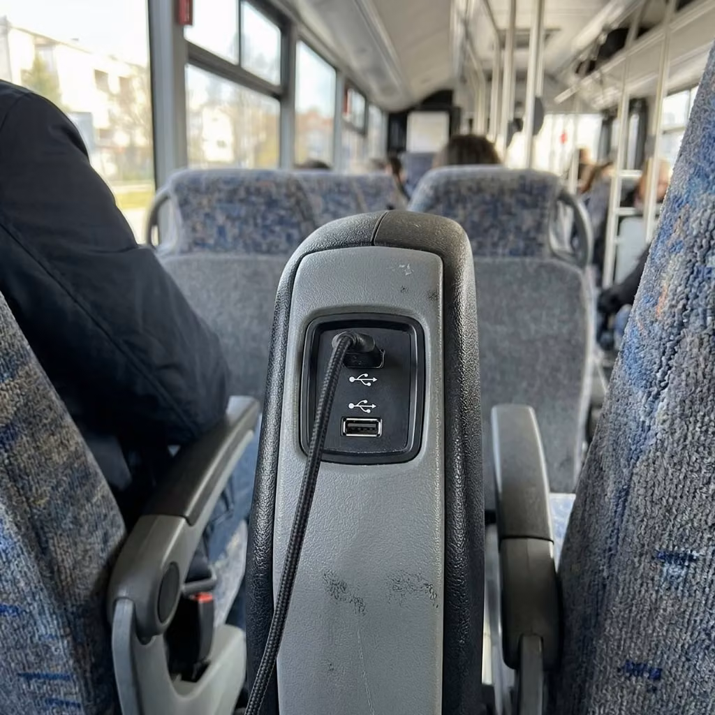 san juan capistrano 30 passenger minibus usb charging
