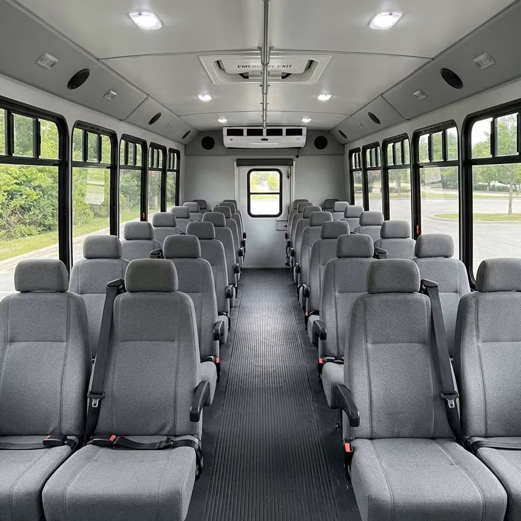 san juan capistrano 35 passenger minibus seating