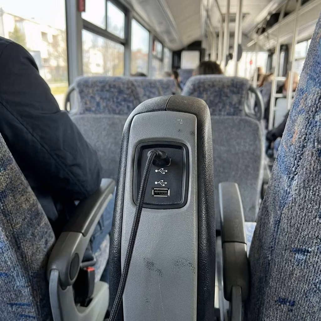 san juan capistrano 35 passenger minibus usb charging