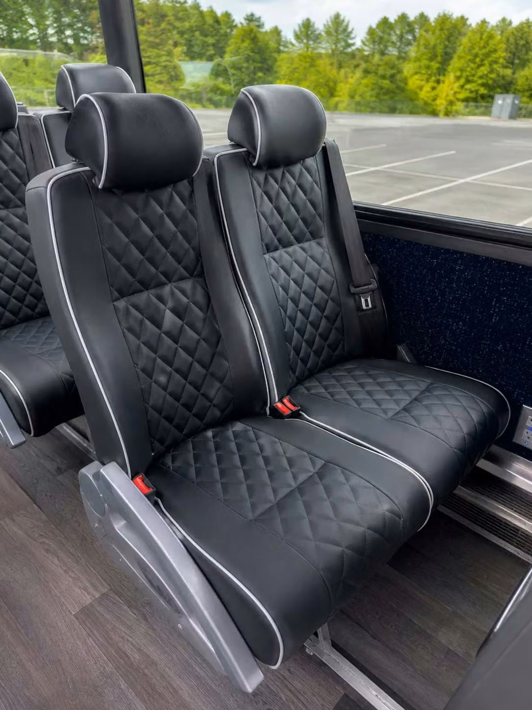 san juan capistrano 56 passenger charter bus reclining seats