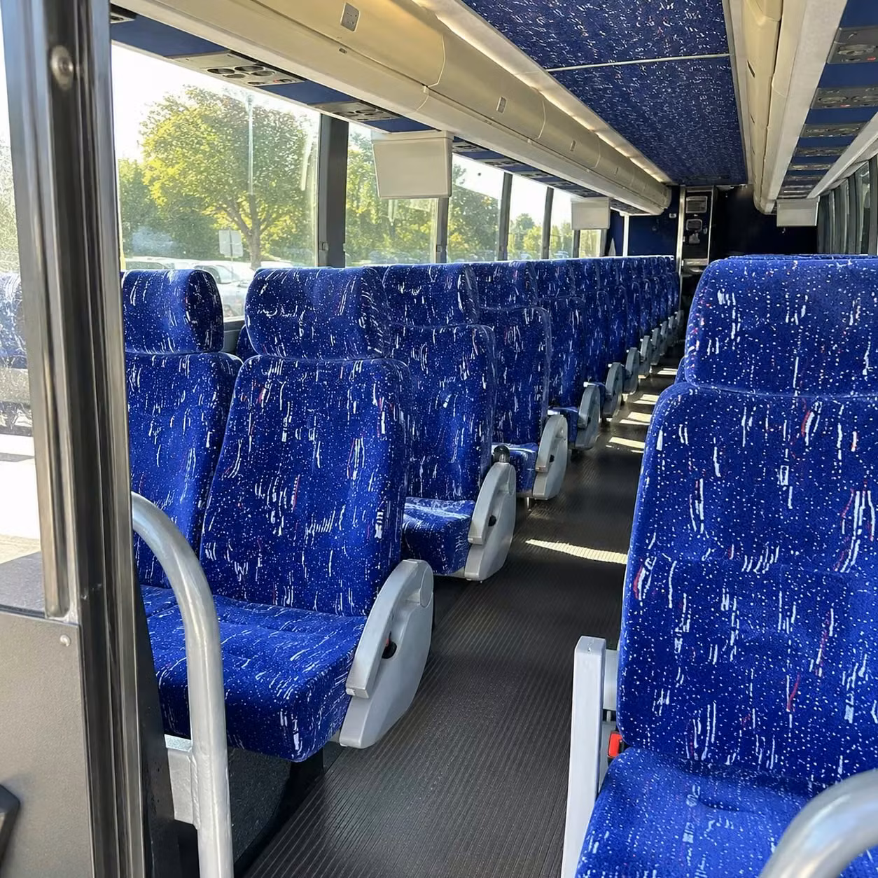 san juan capistrano charter bus interior 1
