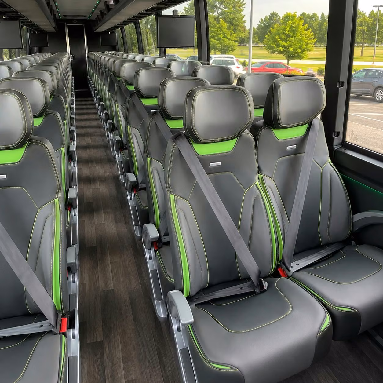 san juan capistrano charter bus interior 2