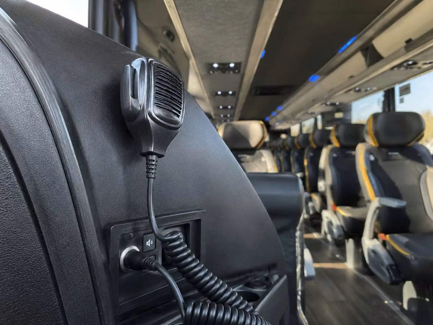 san juan capistrano charter bus pa system