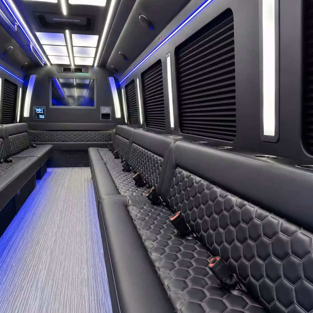 san juan capistrano party bus party lighting