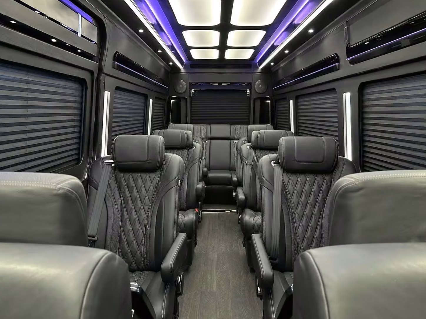 san juan capistrano sprinter van rental with driver reclining seats