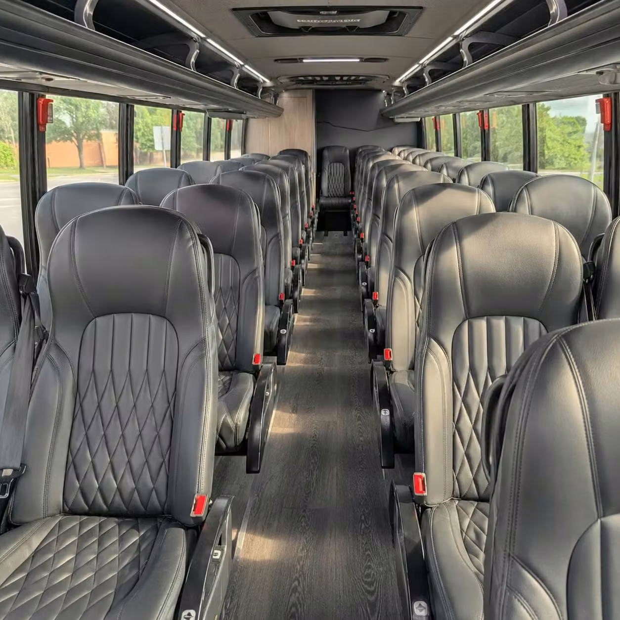 30 passenger minibus interior