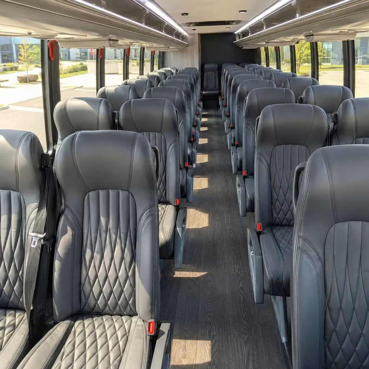 35 passenger minibus interior